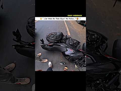 💥 "_Car Wale Ne Thok Diya/ Mc Police..!🤬#rider #vloger #car #police #ride #vlog #motovlog #shorts