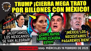 TRUMP DA MEGA SORPRESA ¡ACABA DE CERRAR TRATO BILLONARIO CON MÉXICO! SHEINBAU GANA ¡ALITO FRACASA!
