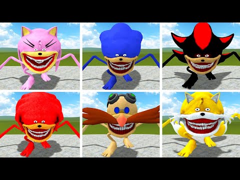 ALL SONIC TAPES FAMILY in Garry's Mod !