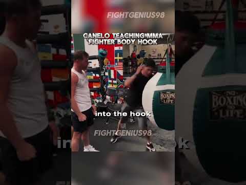 Canelo teaching hook to the body 🥊 #shorts #boxing #boxer