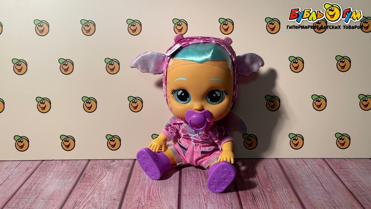 Кукла Cry babies Бруни интерактивная плачущая - видео