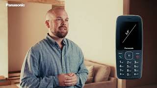 Panasonic KX-TF400 - A TF400 egy könnyen használható 4G-s mobiltelefon
