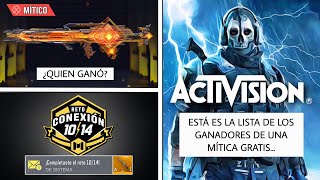 GANADORES DEL RETO CONEXIÓN 10/14 EN CALL OF DUTY MOBILE 