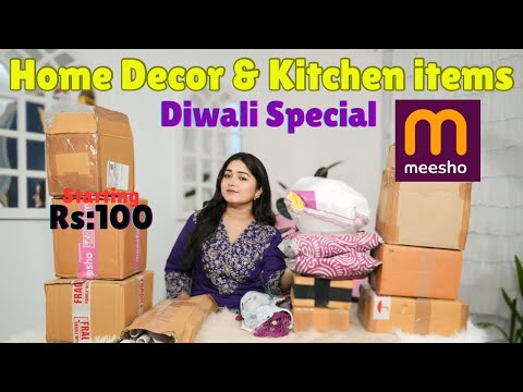 Huge Meesho Home Decor, Kitchen Products & Diwali Decor Item Under Rs:500 Only