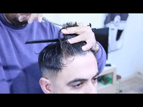 Relaxing ASMR haircut with scissors sound