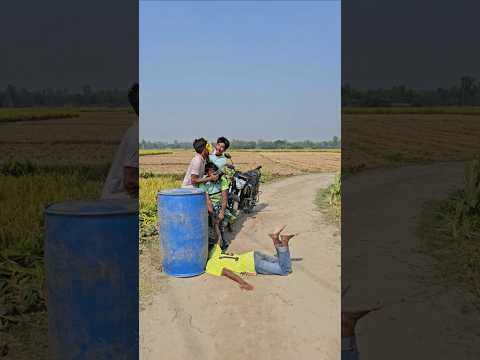 Three boys cleverly stole a bike