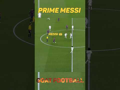 Prime Messi vs Real madrid 👑 #messi #barcelona #realmadrid