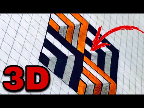 🔴✅Posos en 3D 🤯😱✅🔴 EL FINAL ES DE LOCOS 😱🤯 te enseño a dibujar en 3D con ilusión óptica