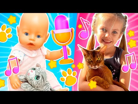 Svegliati, gattino!🎶Cantiamo la canzone per bambini insieme a Maya e Lina! Video per bambini piccoli