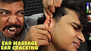 Ear Massage & Ear Cracking by Asim Barber | Head Massage & Neck Cracking | Hair Cracking | ASMR