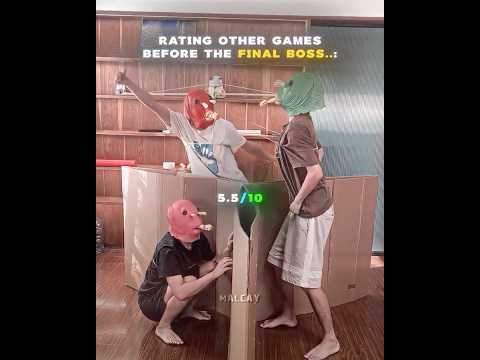 Rating Other Games Vs The Final Boss☠️  #troll #edit #trollface #shorts