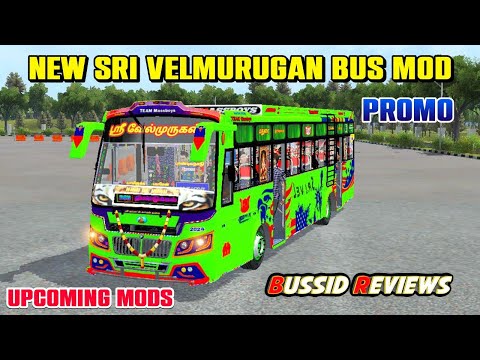 NEW SRI VELMURUGAN BUS MOD PROMO😍 Upcoming Bussid Mods 💥