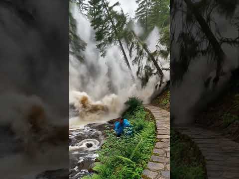 WARNING: Cliff Trail in China Collapses — Tourists Swept Away by Rockslide!