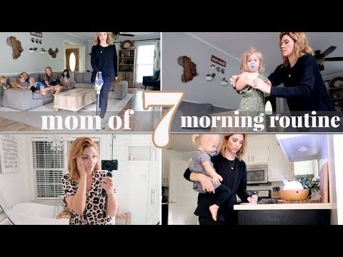 MOM OF 7 KIDS MORNING ROUTINE