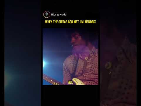 How Eric Clapton met Jimi Hendrix for the first time #shorts