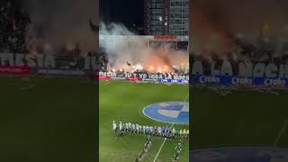 The Charleroi ultras went wild for the Belgian Cup semi-final against USG! 🇧🇪🔥