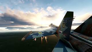 Accurate unguided rocket tossing | Su-27 | DCS