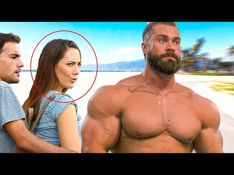 Cuando el CULTURISTA MÁS GRANDE SALE en Público 👀 Así Reaccionan - Dibrah