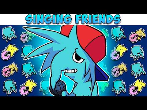 FNF Character Test | Gameplay vs Playground | Singing Friends | FNF Mods