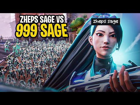 ZhepSage vs 999 Sage | TR'de en iyi sage'i benim dedi! | valorant @Zhepsage