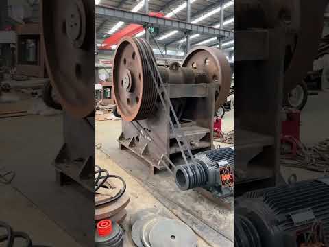 500x750 jaw crusher test results, two belts fly a machine of more than ten tons
