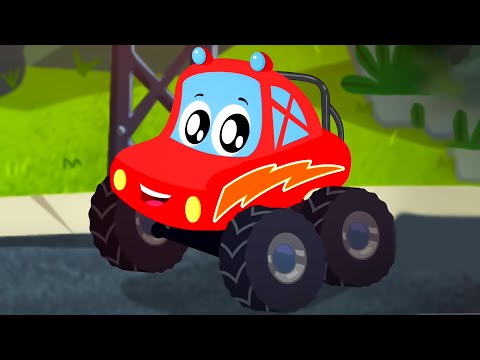 We are Monster Truck + More Vehicle Cartoon Videos for Kids