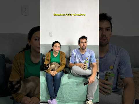 QUANDO A VISITA VAI EMBORA 😂