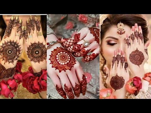 Most Beautiful Trendy Round Mehandi designs ❤️@officialfashionbeauty