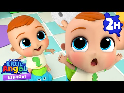 Aprendiendo a ir al baño solito 🚽 | Caricaturas | Canciones Infantiles🎵| Little Angel Español