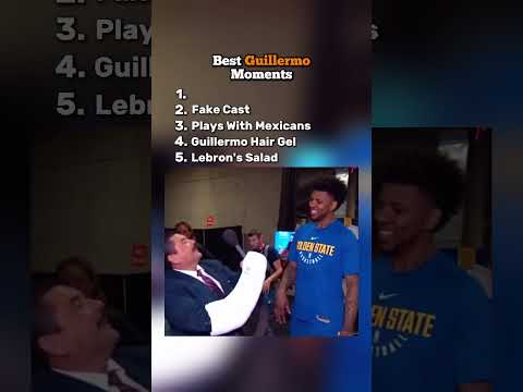 Best Guillermo Moments 🔥😭 #nba #basketball #guillermo #curry #lebron #foryou #funny #viral