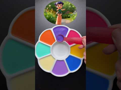 Kpop Demon Hunters Color Mixing (part 73) #kpopdemonshunters #colormixing #satisfying #huntrix