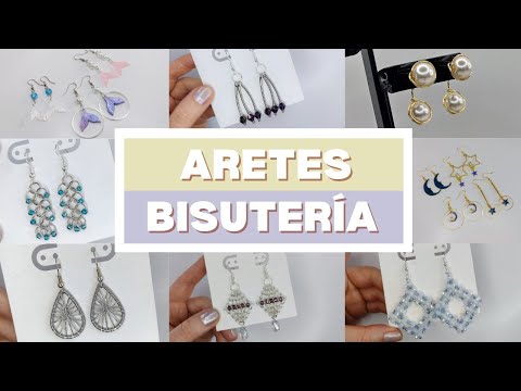 🤩ARETES DE BISUTERÍA🙋‍♀️ Maratón de videos antiguos del canal. Curso de bisutería