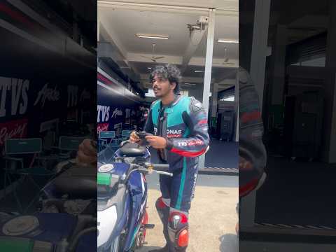 DREAM COME TRUE♥️ RACE TRACK🔥 #tvs #motovlog #vlog #telugu #funny #ytshorts #yt #vsavlogs #shorts