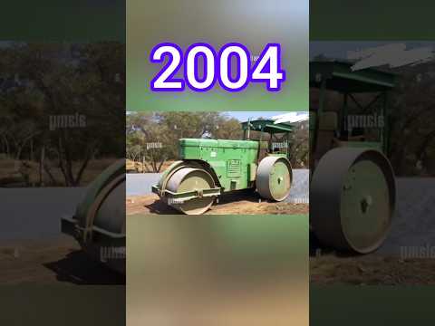 Road Roller Evolution 1900–2025 🚧 | From Steam Giants to Modern Power! 💪 #shorts```