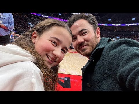 Kevin Jonas Daughter Alena Is His Double During Sweet 11th Birthday Outing at NBA Game