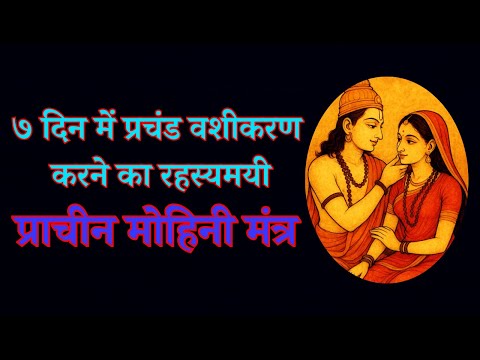 ७ दिन में प्रचंड वशीकरण करने का रहस्यमयी प्राचीन मोहिनी मंत्र