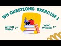 WH Question Words Practice