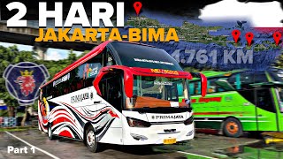 JAKARTA - BIMA 2 HARI ? Trip Bus Prima Jaya Scania K360IB Jakarta - Bima #1