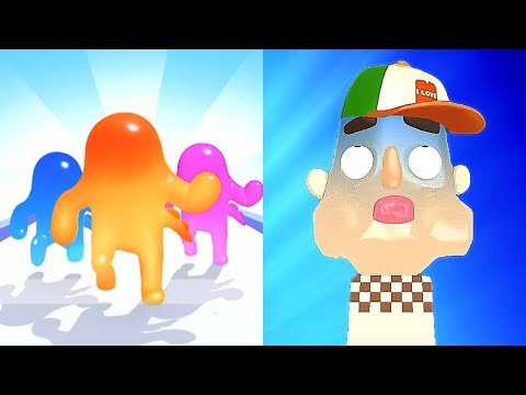 Satisfying Mobile Games - Sandwich Runner, Tall Man Run, Ball Run 2048, Going Balls, Jelly Clash