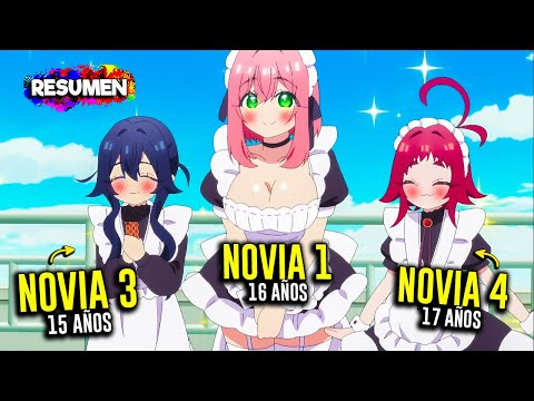 ♦️Era un CHICO RECHAZADO y ahora tiene 100 NOVIAS que lo DEJAN SECO ♦️ Kimi no Koto 2 T2 (4) RESUMEN