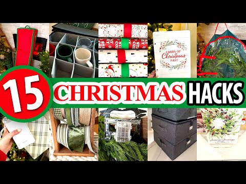 🎄*15* GENIUS Last Minute Christmas HACKS! LIFE CHANGING!