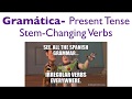 Present Tense Stem-Changing Verbs Explained