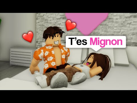 MA PREMIÈRE NUIT EN COUPLE SUR BROOKHAVEN ROBLOX
