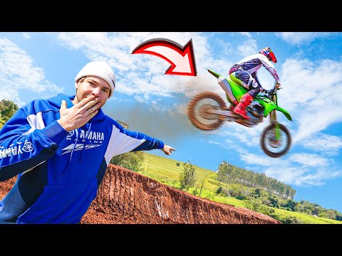 SURPREENDI O ENZO LOPES NA PISTA DE MOTOCROSS !