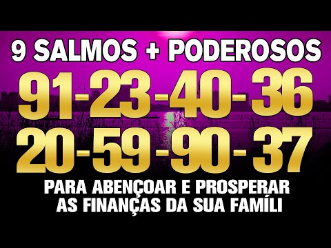 🙏 [OUÇA DORMINDO!] 09 Salmos Poderosos para Abençoar e Prosperar as Finanças da Sua Família 🙏