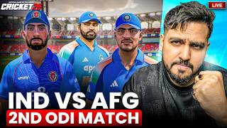 My Life Greatest Chase Ever🔥India vs Afghanistan 2nd ODI Match  Live🔥| Cricket 26 Live | RtxVivek