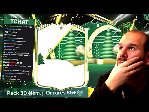 LA CHAATTTTEEEE ! ON OUVRE LE PACK 85X30 SUR LE COMPTE SECONDAIRE FC25