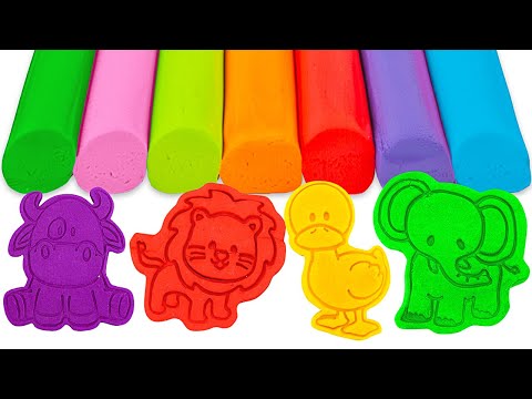 Colorful Clay Animal Fun! 🐵🦁 Learn & Create for Kids & Toddlers