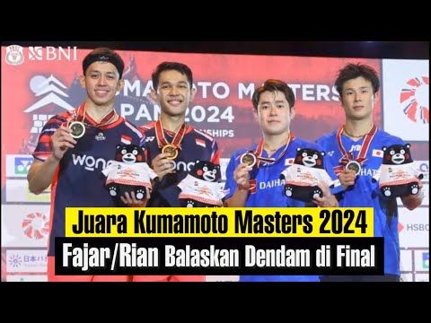 Juara Kumamoto Masters 2024, Fajri Balaskan Dendam di Final