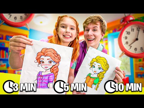 COLORINDO COM 3 CORES DESENHOS DA DISNEY EM 3MIN 5MIN OU 10 MIN